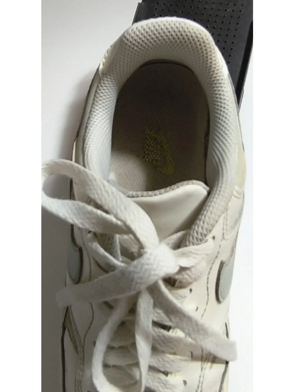 Size 8 - Nike Court Vision Low Womens Triple White White Good Condition